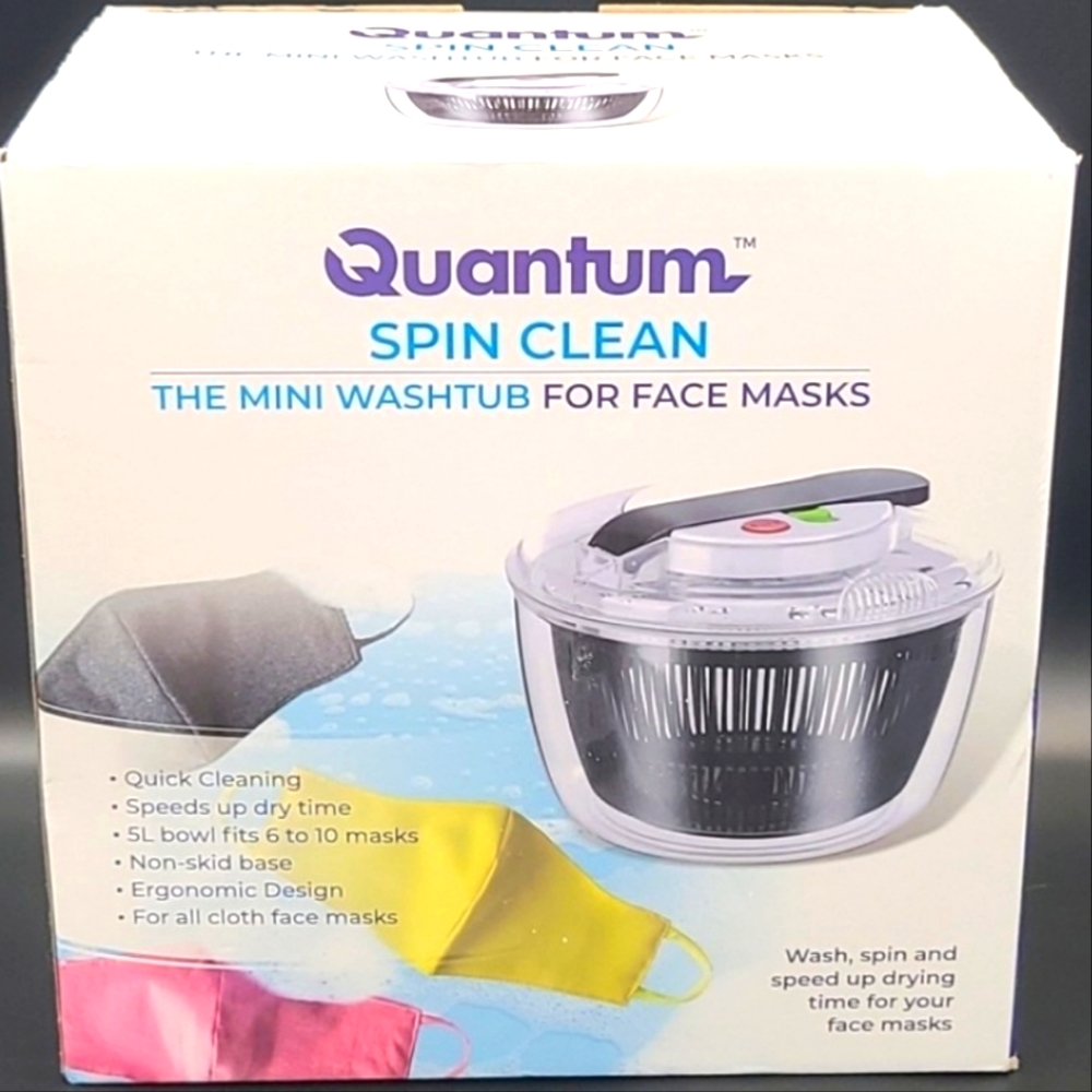 Quantum Spin Clean Mini Washtub for Facemask